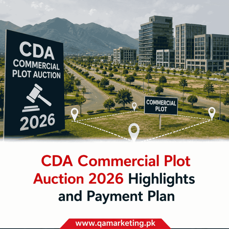 CDA Commercial Plot Auction 2026 Highlights and Payment Plan
