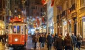 Turkish Night Street Life