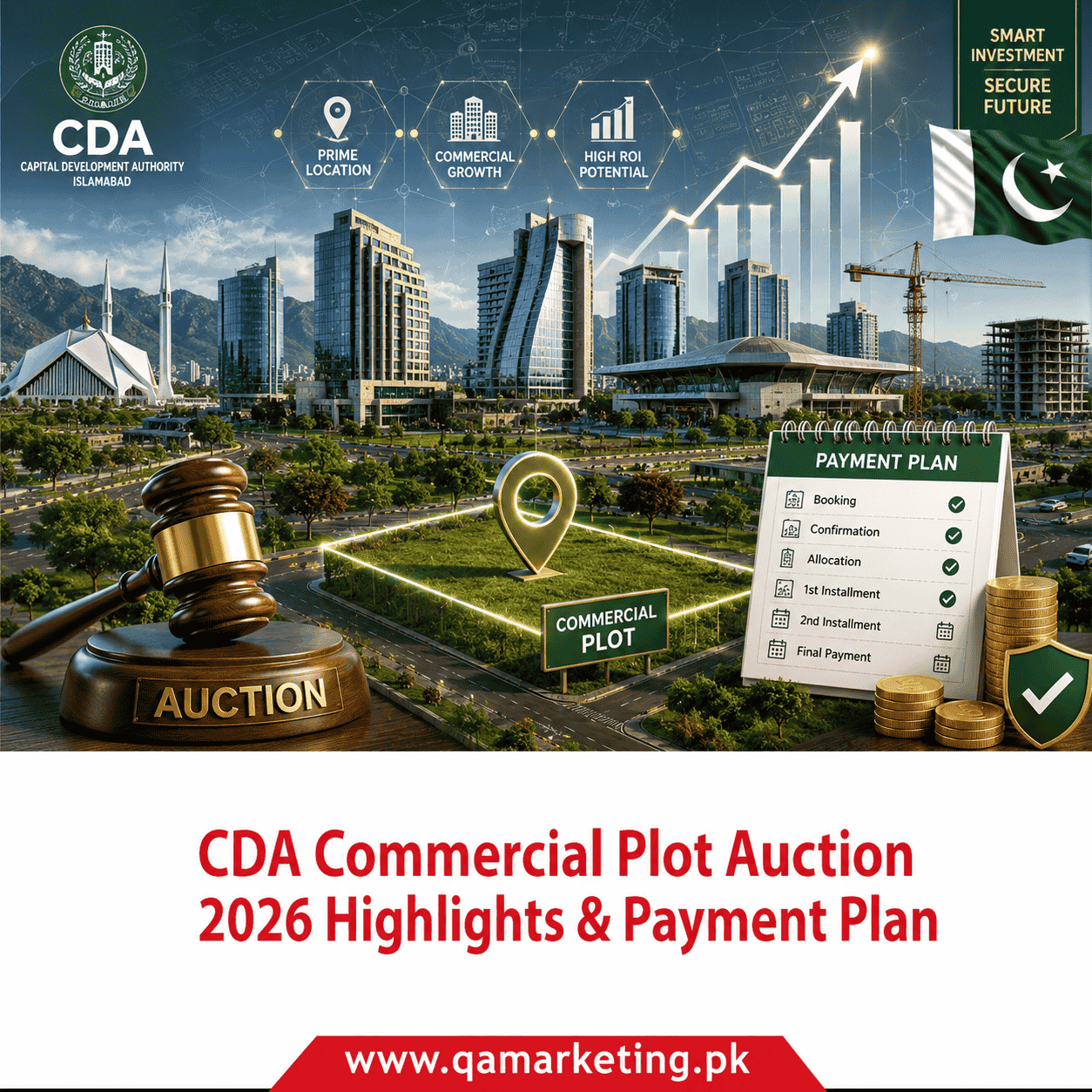 CDA Commercial Plot Auction 2026 Highlights and Payment Plan